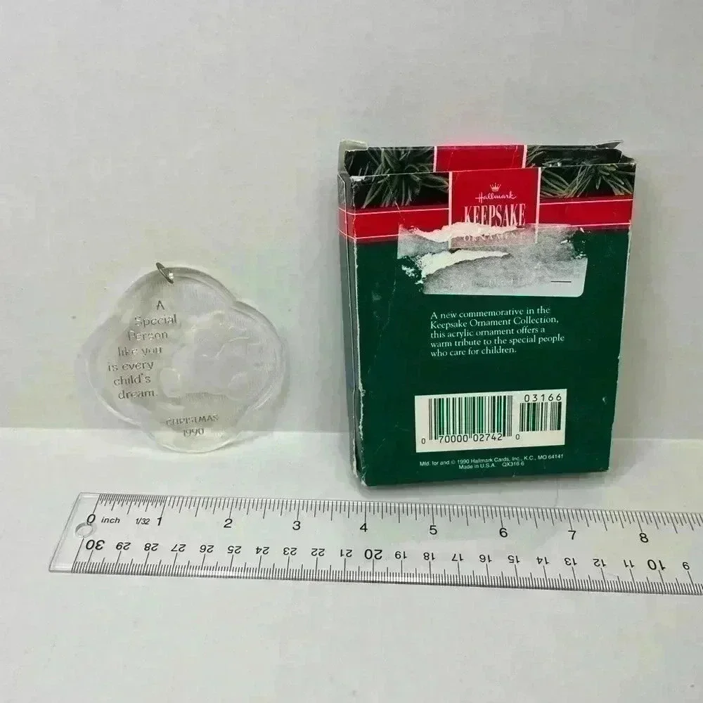 Vintage Hallmark Keepsake Ornament Child Care Giver 1990